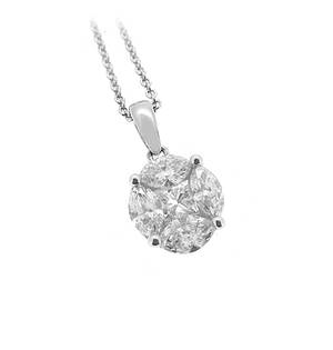 Diamond Cluster Pendant