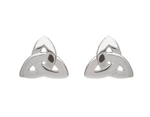 Silver Trinity Knot Earrings