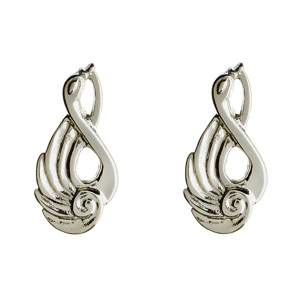 stunning stud earrings based on the legend of the Children of Lir which can be read at the start of this section.