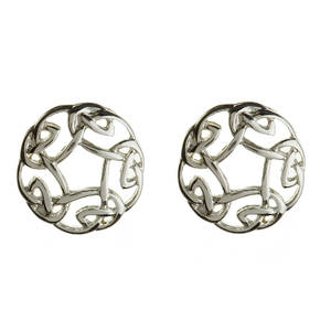 Silver Newgrange Earrings