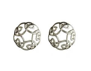 Silver Newgrange Earrings