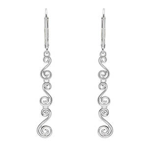 Silver R/gold  Newgrange Earrings