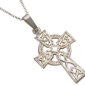 Silver Classic Celtic Cross pendant