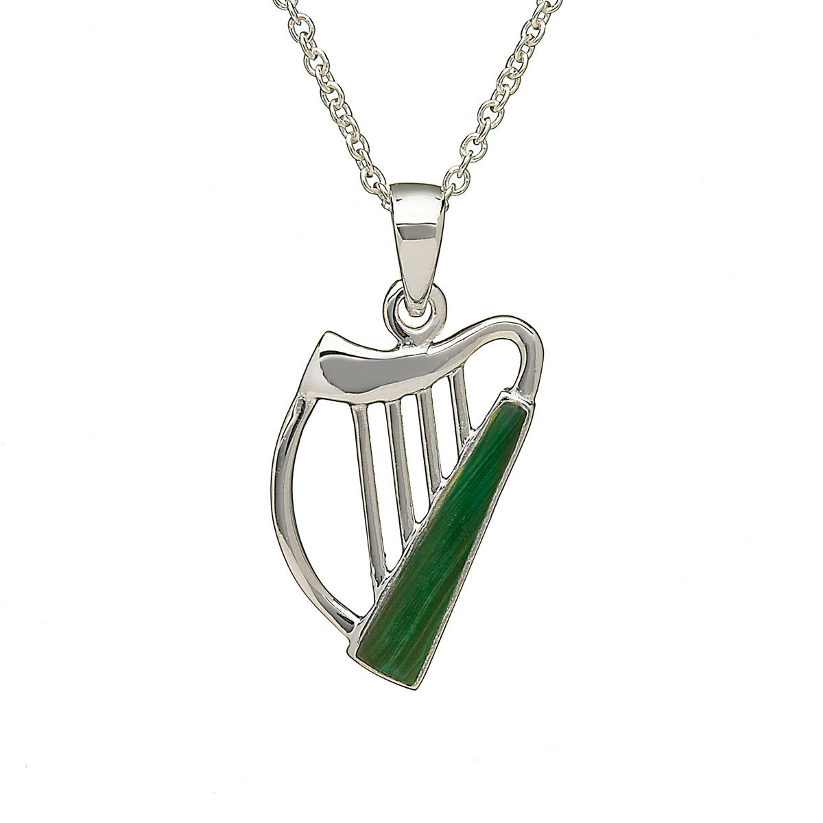 Silver Harp Pendant