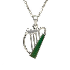 Silver Harp Pendant