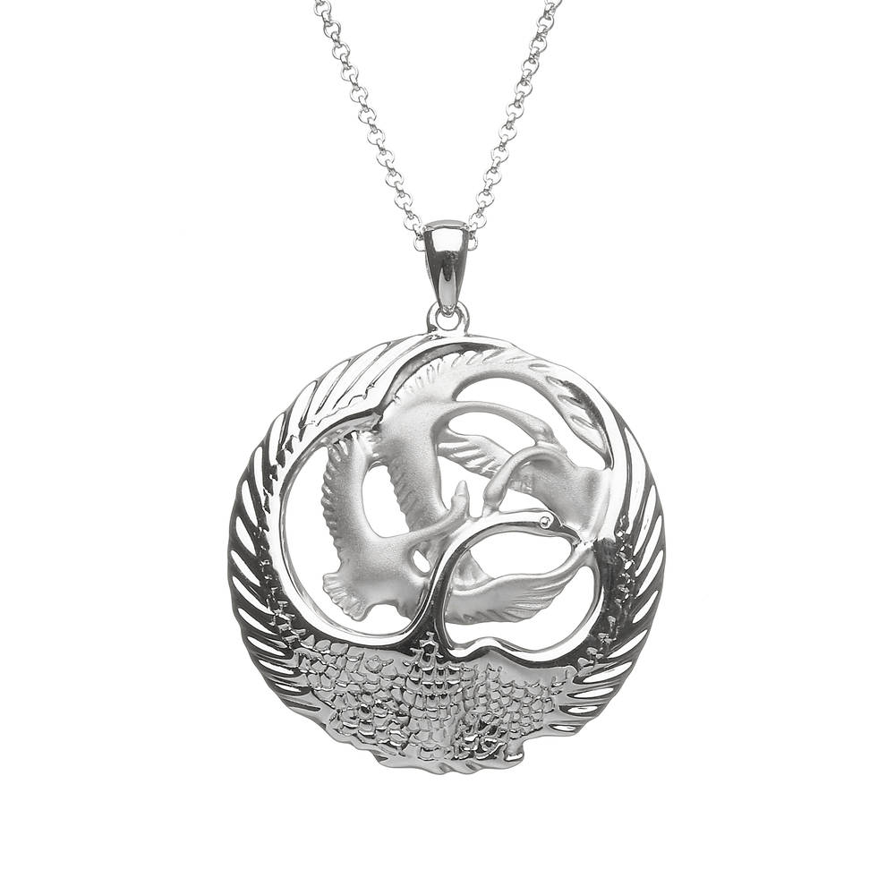 Sil Children Of Lir Pendant 24" Curb Chain Boxed