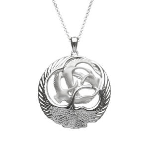 Silver Children Of Lir Pendant