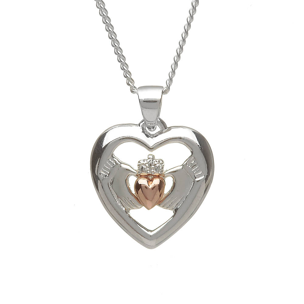Silver Claddagh "Love Loyalty Friendship"Pendant