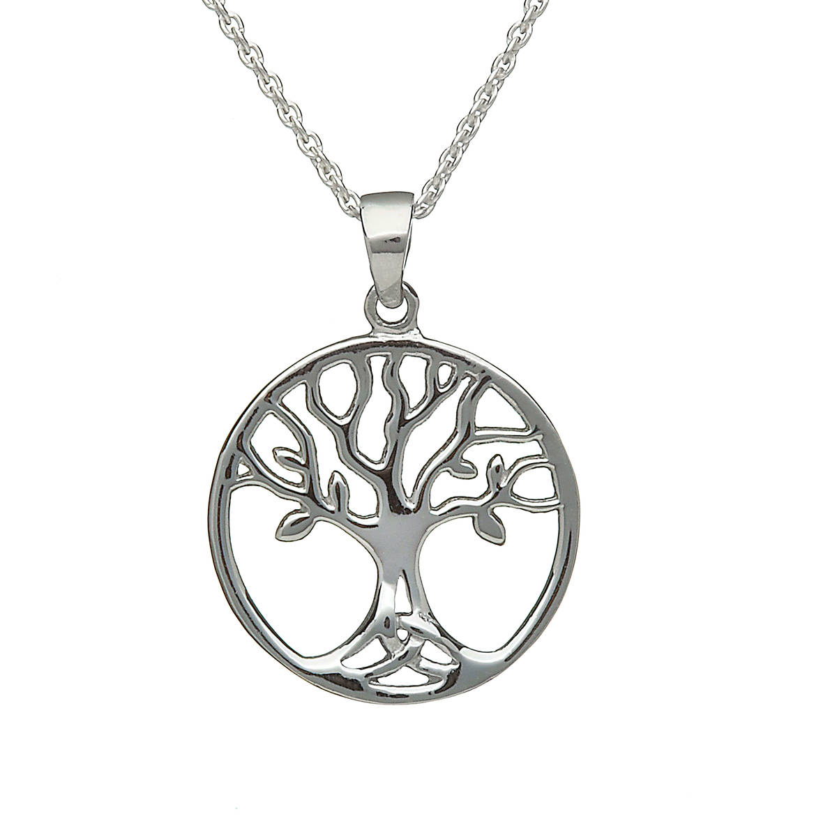 Silver Open Tree Of Life Pendant