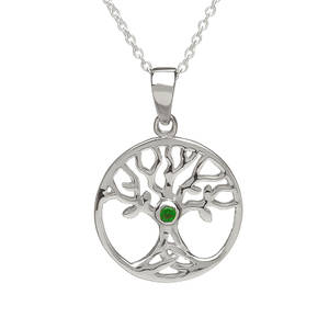 Silver Open Tree Of Life Pendant