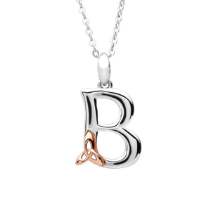 S/silver Celtic Initial B Pendant 