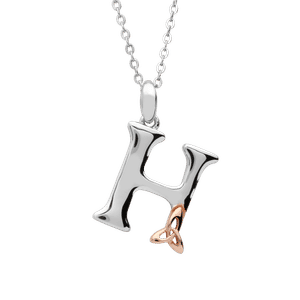 S/silver Celtic Initial H Pendant