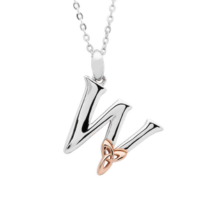 Silver W Pendant