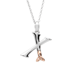 Silver X Pendant