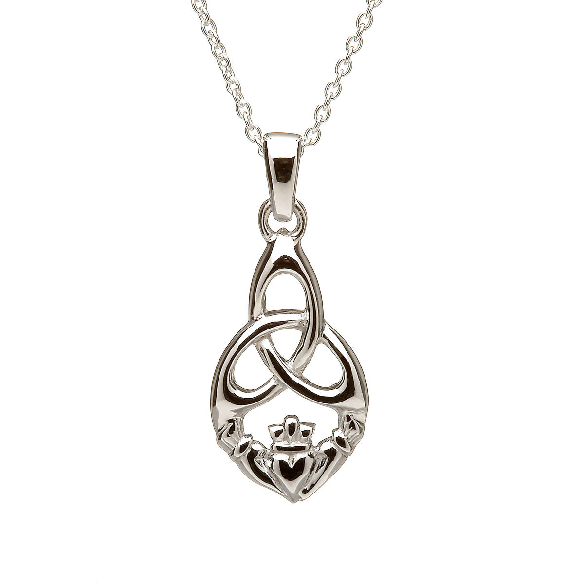 Silver Trinity/claddagh Pendant