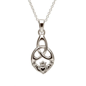 Silver Trinity/claddagh Pendant