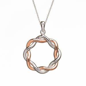 Silver Round Celtic Knot Pendant