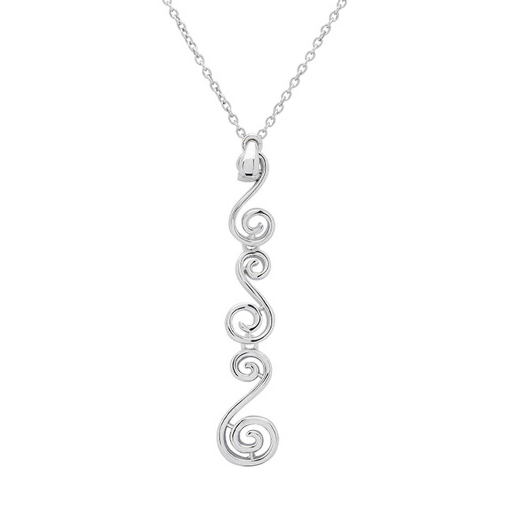 Silver R/gold 2 Tone Linked Newgrange Pendant 40mm