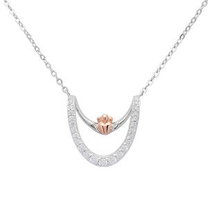 Silver Claddagh Pendant 15mm