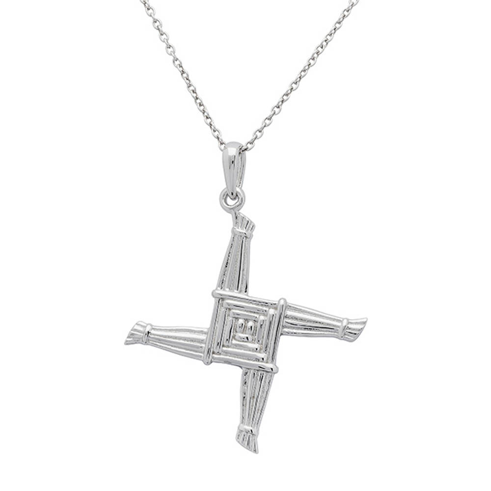 Silver St Bridgets Pendant