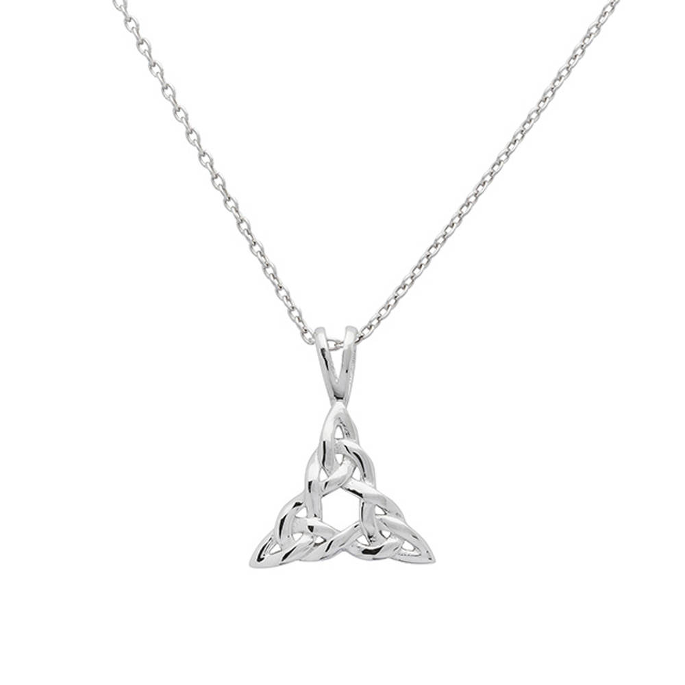 Silver Celtic Trinity Knot Pendant 15mm