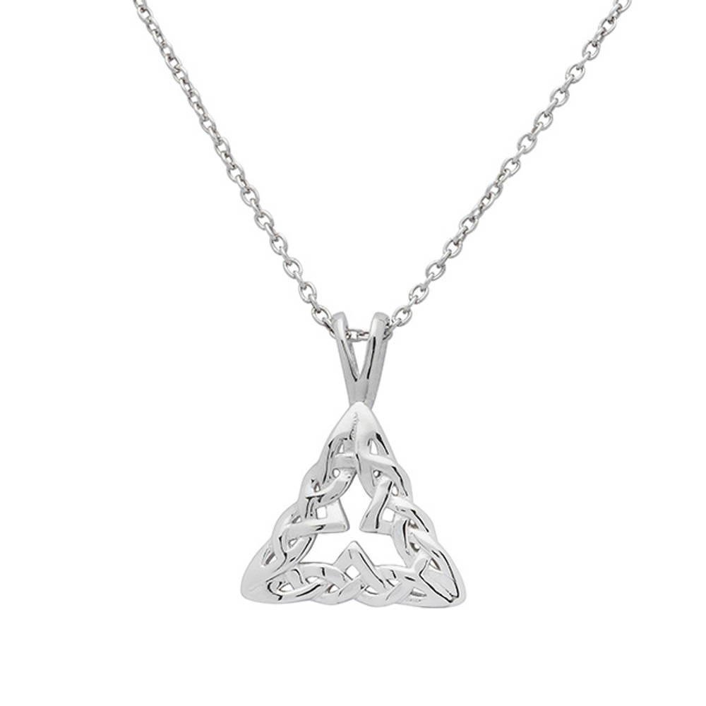 Silver Celtic Trinity Knot Pendant 15mm