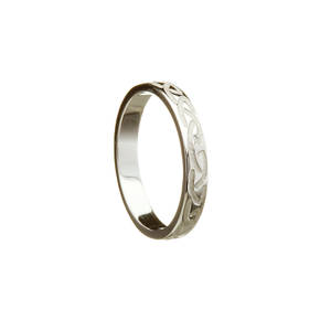  White Gold Ladies Wedding Band