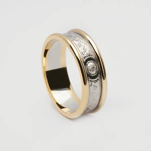 18 carat white gold Arda  wedding ring 