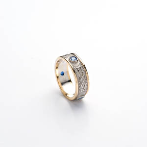 White Gold Ladies Knot Wedding Band