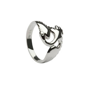 Silver Children Of Lir Ring