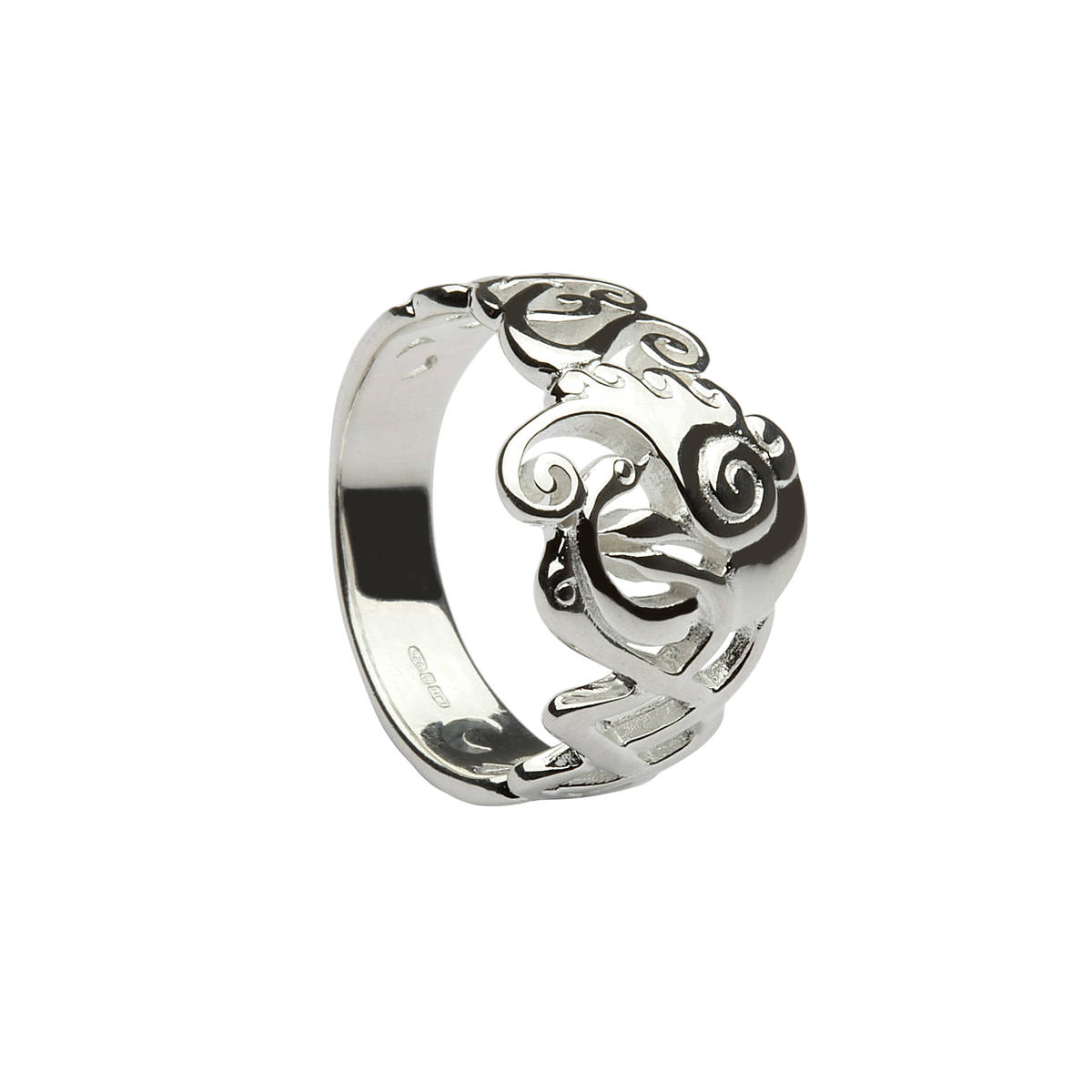 a beautifully crafted Children of Lir ladies ring boxed made from silver and will invite complimentary comment.