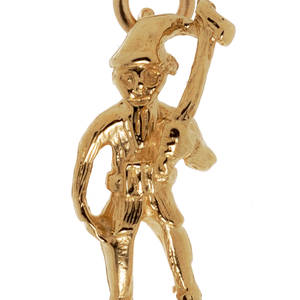 10 carat yellow gold leprechaun