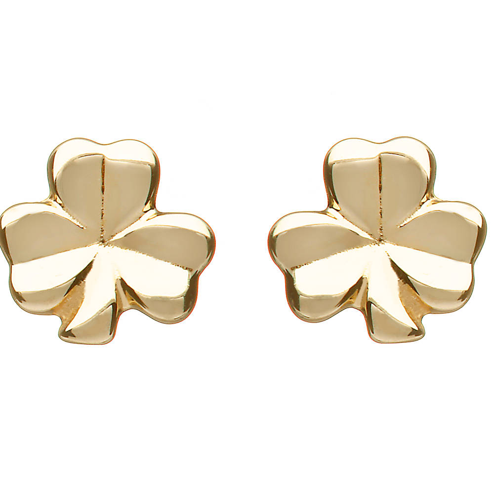10ct Y/gold Small Solid Classic Shamrock Earrings 6mx6m
10 carat yellow gold small solid classic shamrock earrings
-JUST LOVELY