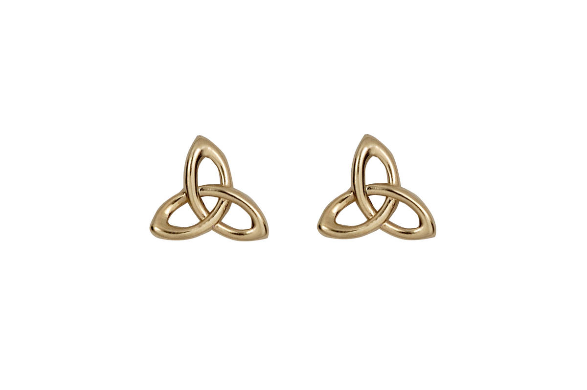 10ct Y/gold Trinity Knot Earring 10mx9m  
classic 10 carat yellow gold celtic eternity knot stud earrings-indispensable!!!