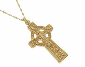 10 carat yellow gold Duleek cross