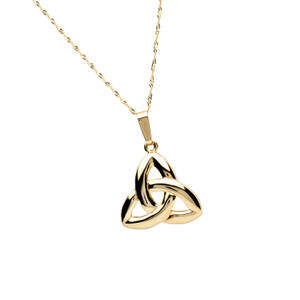 Gold Trinity Knot Pendant