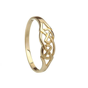 10 carat yellow gold Celtic ladies knot design dress ring