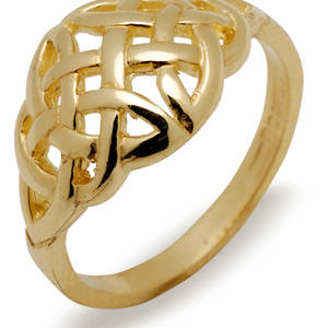 Yellow Gold Knot Ladies Ring