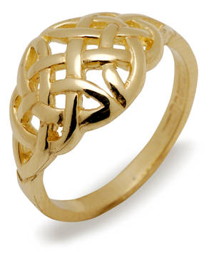 10ct Yellow Gold Ladies Celtic Knot Ring