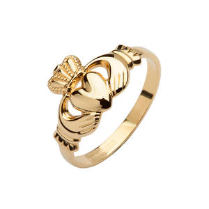 10ct Gold Ladies Claddagh Ring 