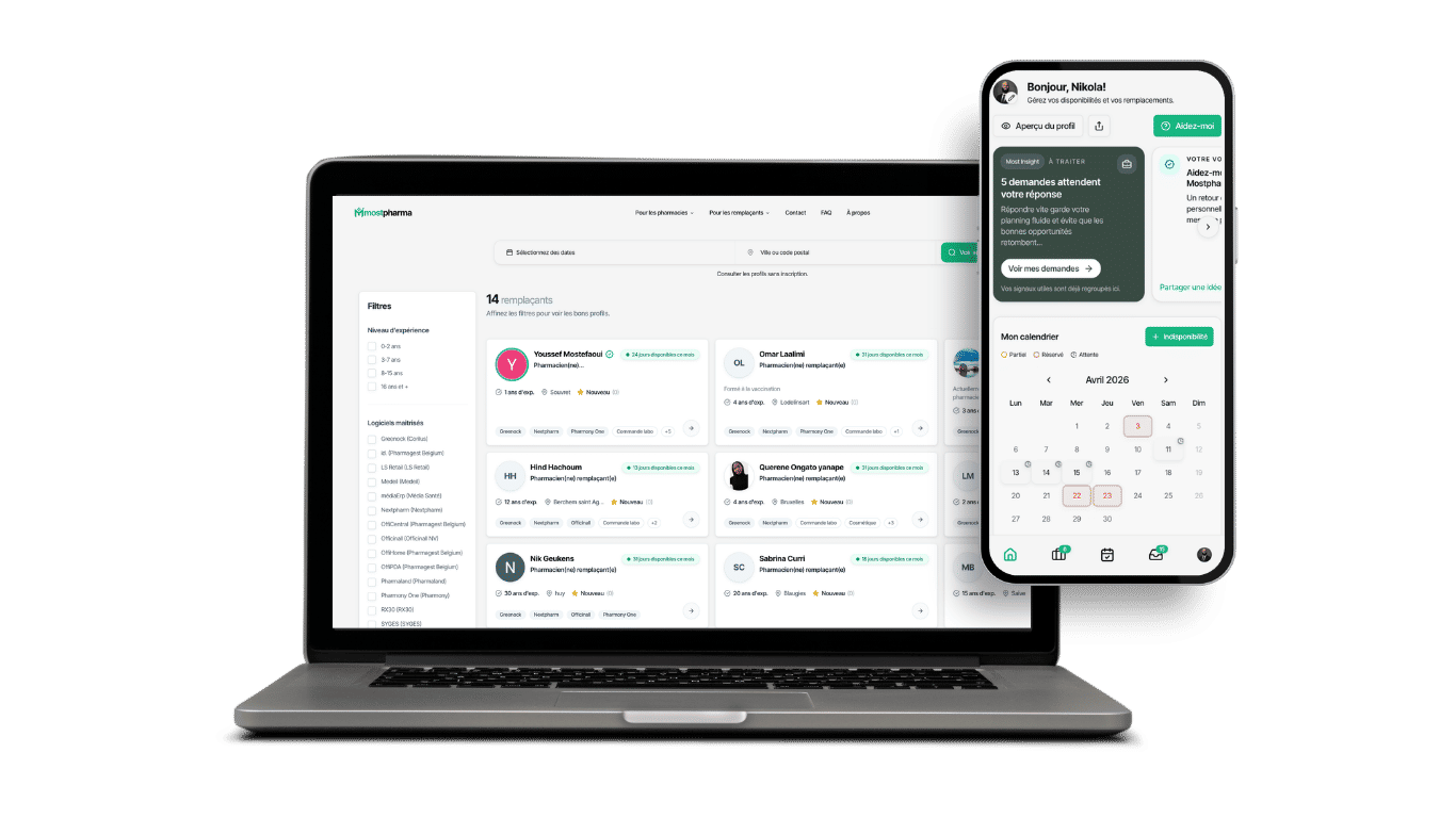 MostPharma App Mockup