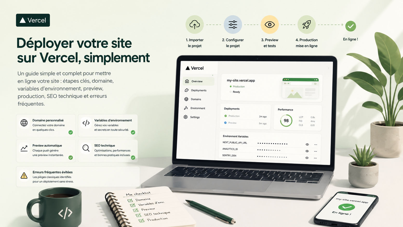 Déployer un site web sur Vercel en PME