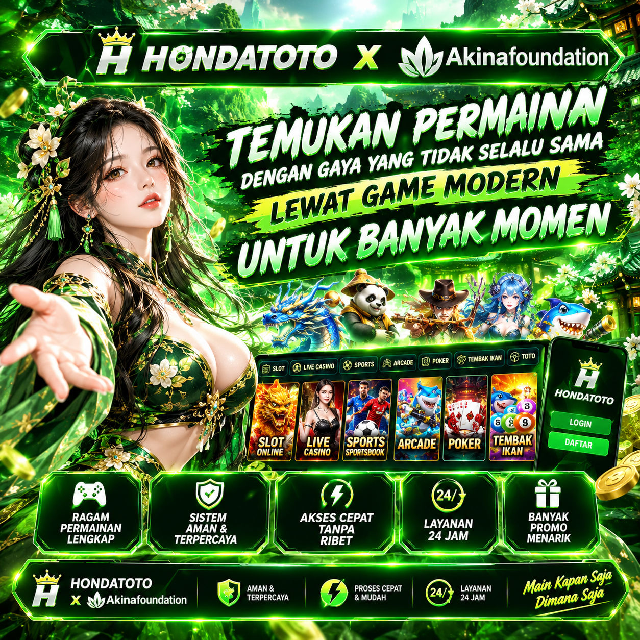 HONDATOTO x Akinafoundation