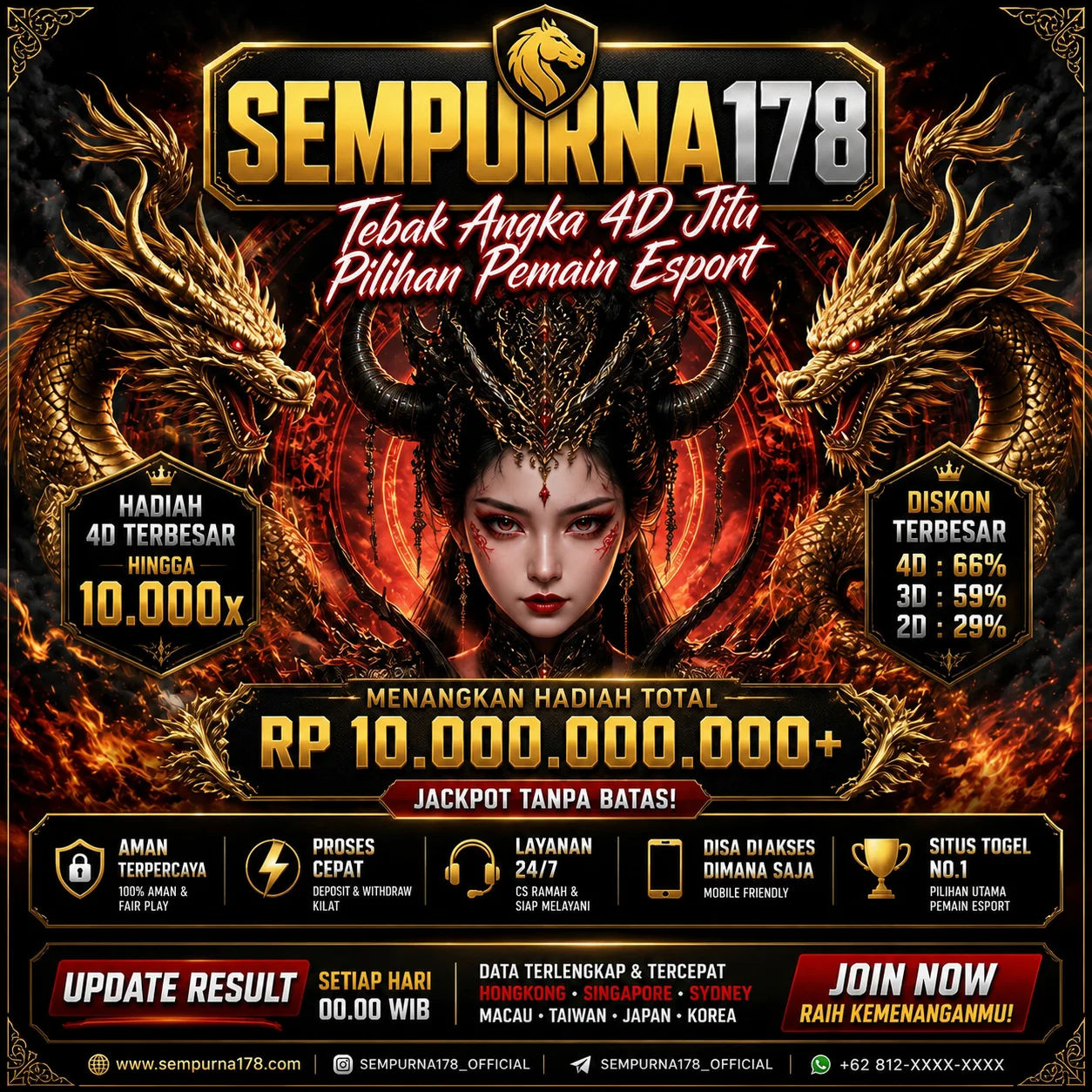 SEMPURNA178 X ONIC4D: Link Bandar Toto Togel Online Terpercaya Pasang Angka 4D Jitu Pilihan Pemain Esport
