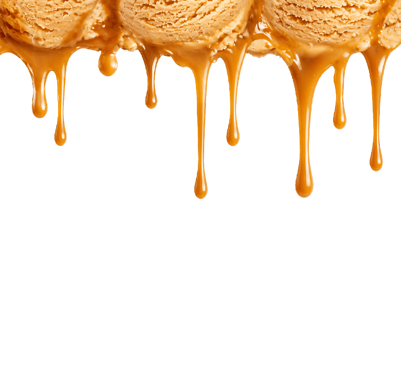 Butterscotch dripping visual