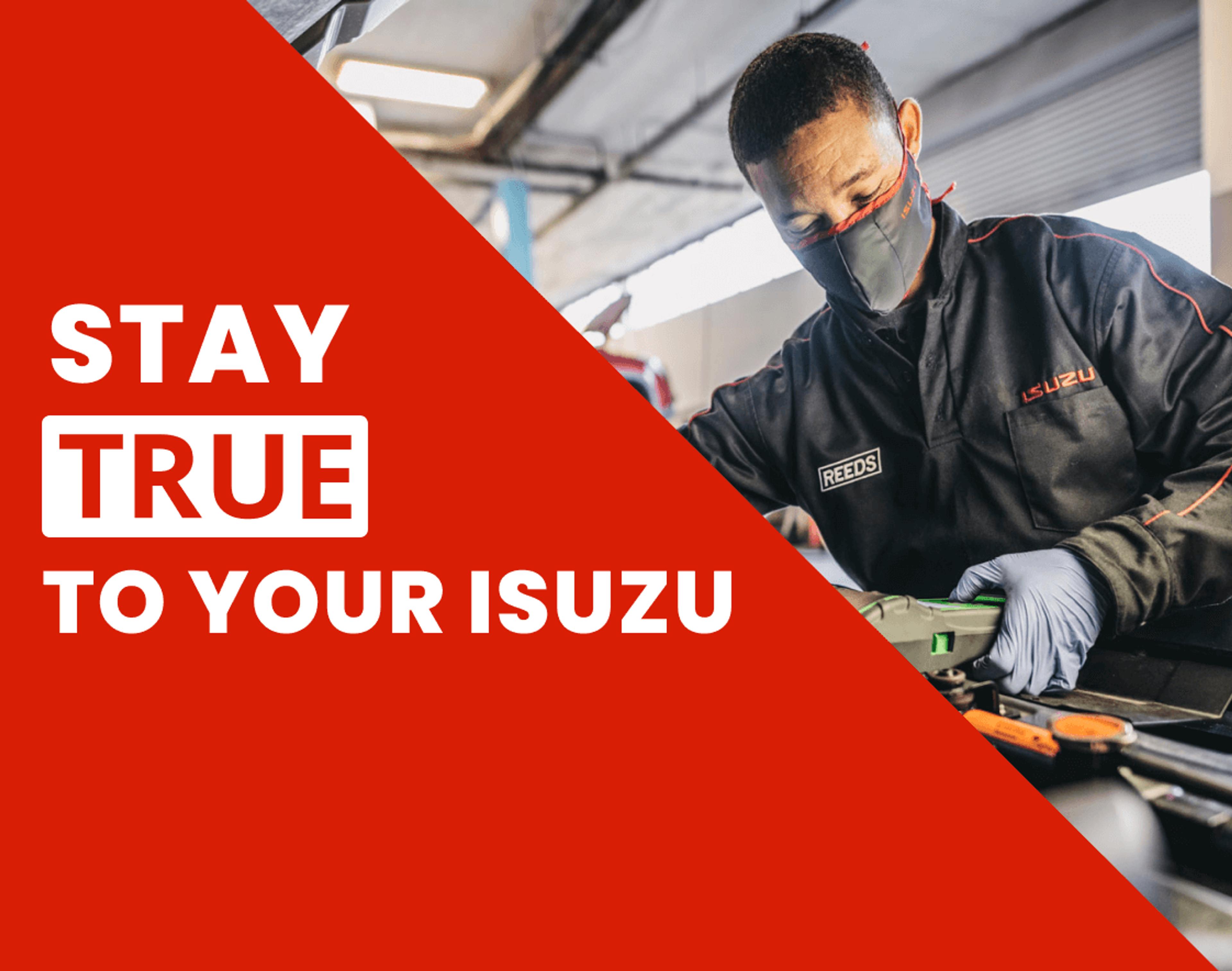 Stay True to your ISUZU service, Book a service now.