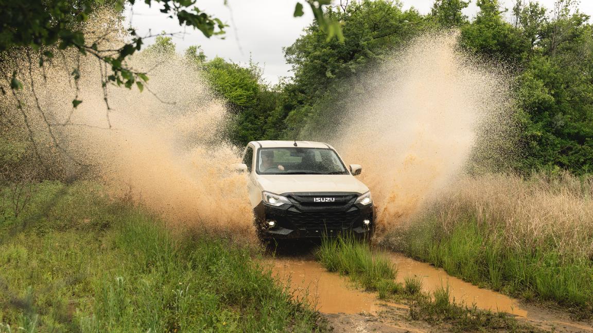 Riding in mud