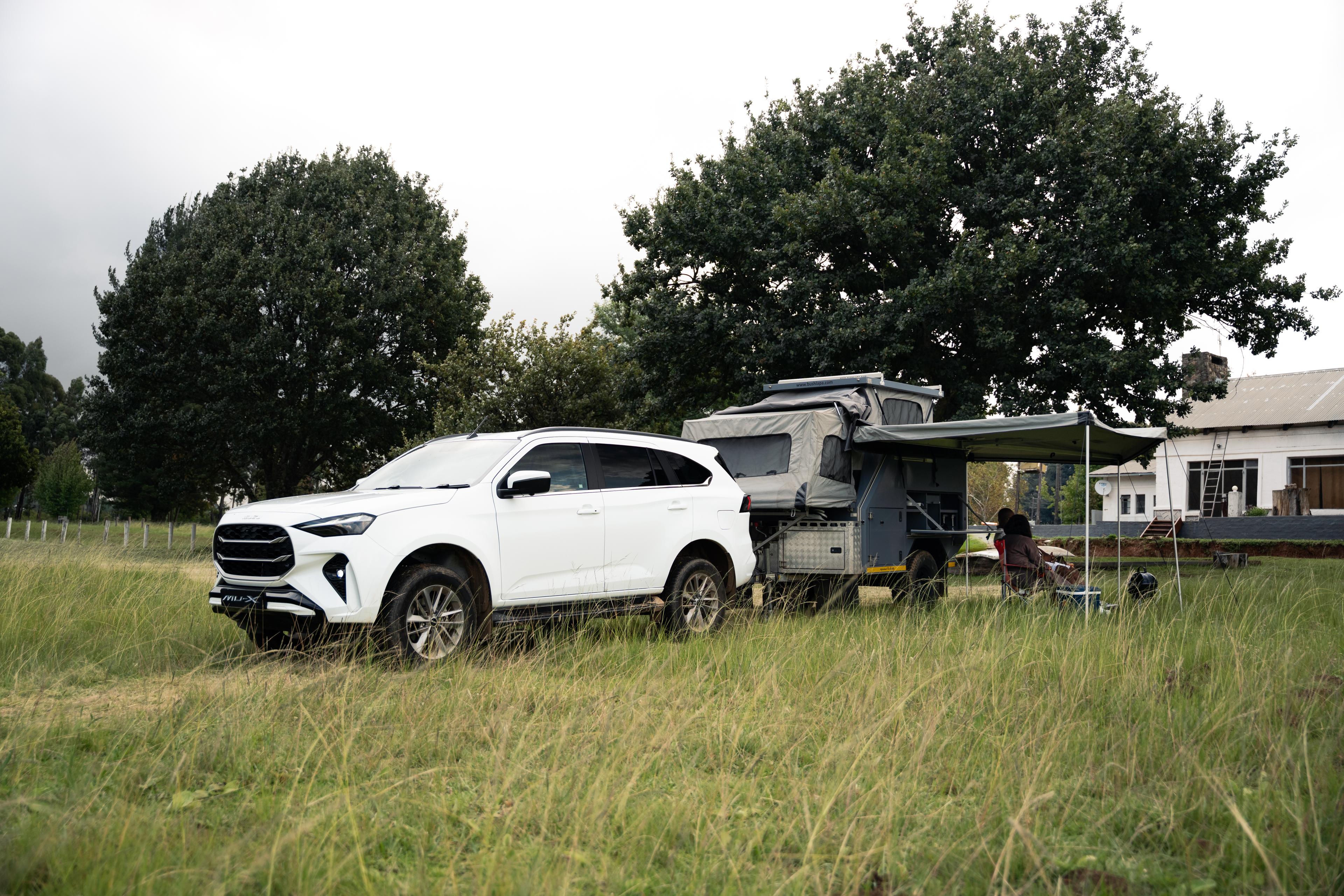 ISUZU MU-X used for camping trip