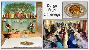 10-05 Durga Puja Flower Offerings and Prasad Lunch