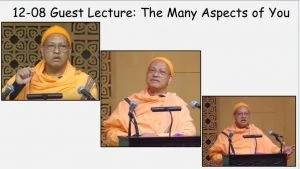 12-08 Swami Satyamayananda on MANY ASPECTS OF YOU